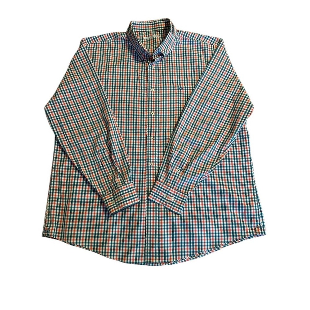 Southern Tide XXL Button Down Long Sleeve Plaid Checkered Shirt‎ Menswear